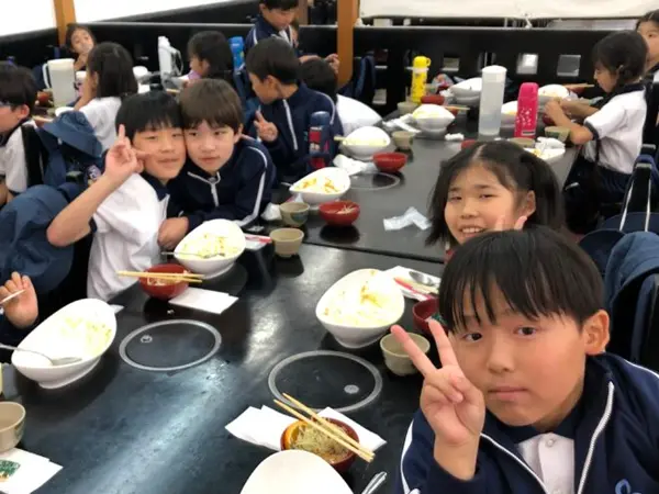 4年生高原学校　昼食