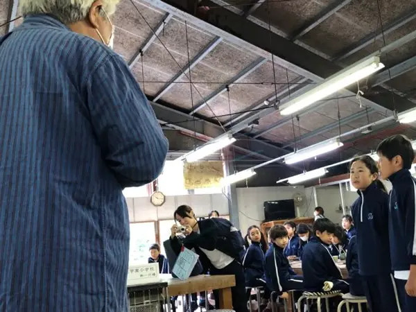 4年生高原学校　月夜野焼き