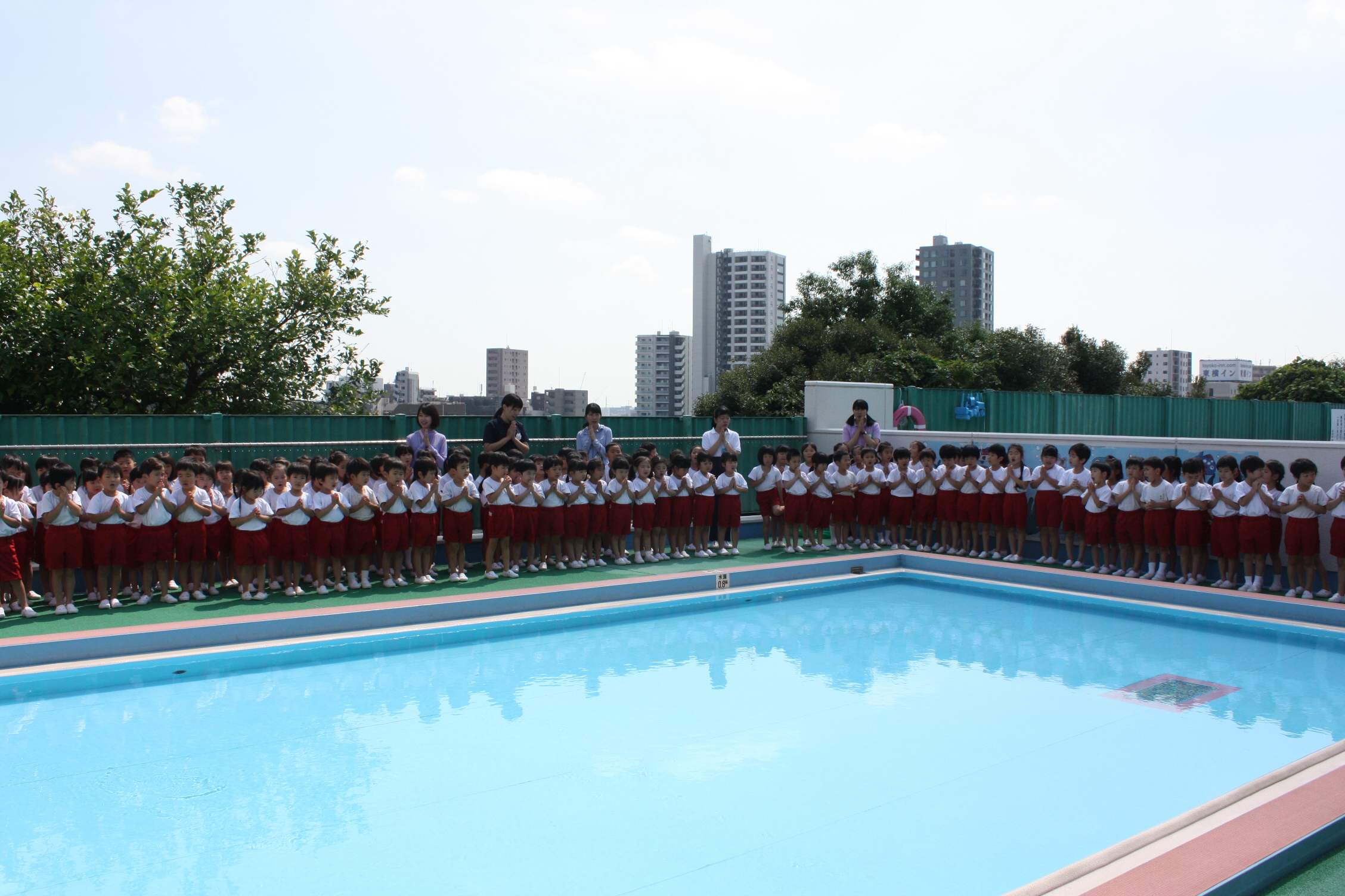 プール祝福 星美学園幼稚園 プール祝福 星美学園幼稚園